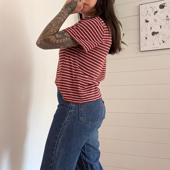 Everlane Tops - Everlane stripe basic tee